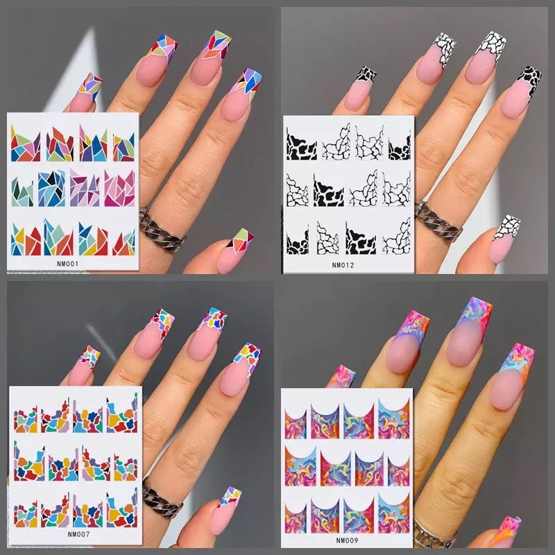 Frenchie Nail Decals
