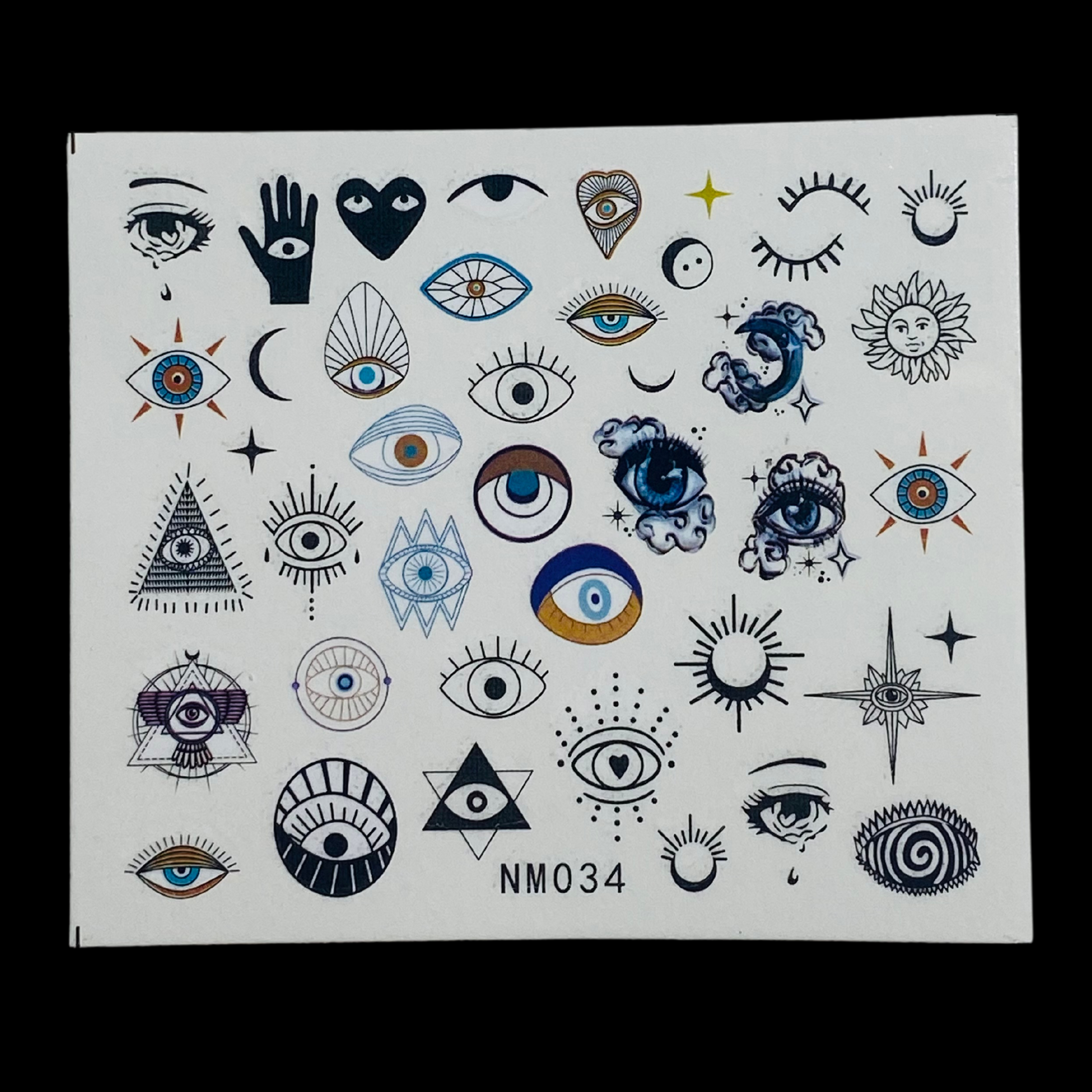 All Seeing Eye Nail Decals