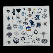 Load image into Gallery viewer, All Seeing Eye Nail Decals
