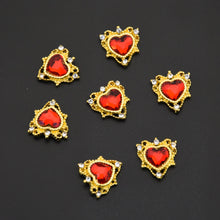Load image into Gallery viewer, 3D Heart Nail Charms
